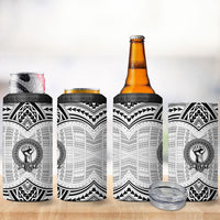 Aiga Samoa Raised Fist 4 in 1 Can Cooler Tumbler Polynesian Tribal Tattoo Art Family Pride TS04 - Polynesian Pride