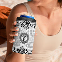 Aiga Samoa Raised Fist 4 in 1 Can Cooler Tumbler Polynesian Tribal Tattoo Art Family Pride TS04 - Polynesian Pride
