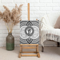 Aiga Samoa Raised Fist Canvas Wall Art Polynesian Tribal Tattoo Art Family Pride TS04 - Polynesian Pride