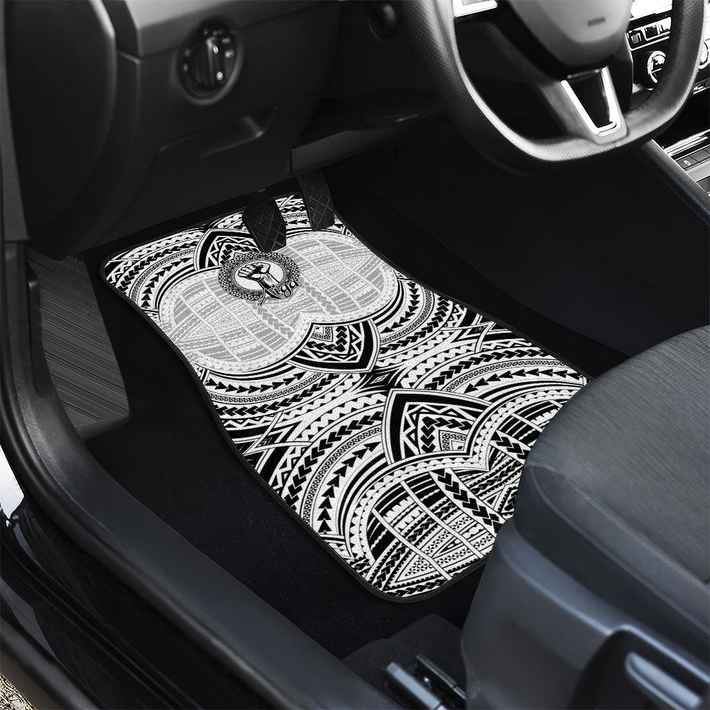 Aiga Samoa Raised Fist Car Mats Polynesian Tribal Tattoo Art Family Pride TS04 - Polynesian Pride