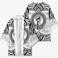 Aiga Samoa Raised Fist Kimono Polynesian Tribal Tattoo Art Family Pride TS04 - Polynesian Pride