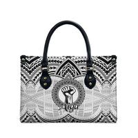 Aiga Samoa Raised Fist Leather Bag Polynesian Tribal Tattoo Art Family Pride TS04 - Polynesian Pride