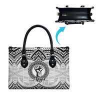 Aiga Samoa Raised Fist Leather Bag Polynesian Tribal Tattoo Art Family Pride TS04 - Polynesian Pride