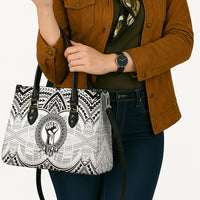 Aiga Samoa Raised Fist Leather Bag Polynesian Tribal Tattoo Art Family Pride TS04 - Polynesian Pride