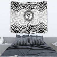 Aiga Samoa Raised Fist Tapestry Polynesian Tribal Tattoo Art Family Pride TS04 - Polynesian Pride