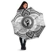Aiga Samoa Raised Fist Umbrella Polynesian Tribal Tattoo Art Family Pride TS04 - Polynesian Pride