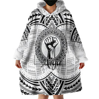 Aiga Samoa Raised Fist Wearable Blanket Hoodie Polynesian Tribal Tattoo Art Family Pride TS04 - Polynesian Pride
