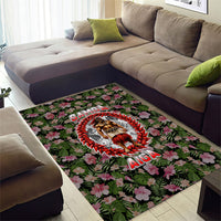 Samoa Aiga Polynesian Area Rug Tropical Floral Hibiscus Pattern Island Heritage TS04 - Polynesian Pride