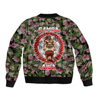 Samoa Aiga Polynesian Bomber Jacket Tropical Floral Hibiscus Pattern Island Heritage TS04 - Polynesian Pride