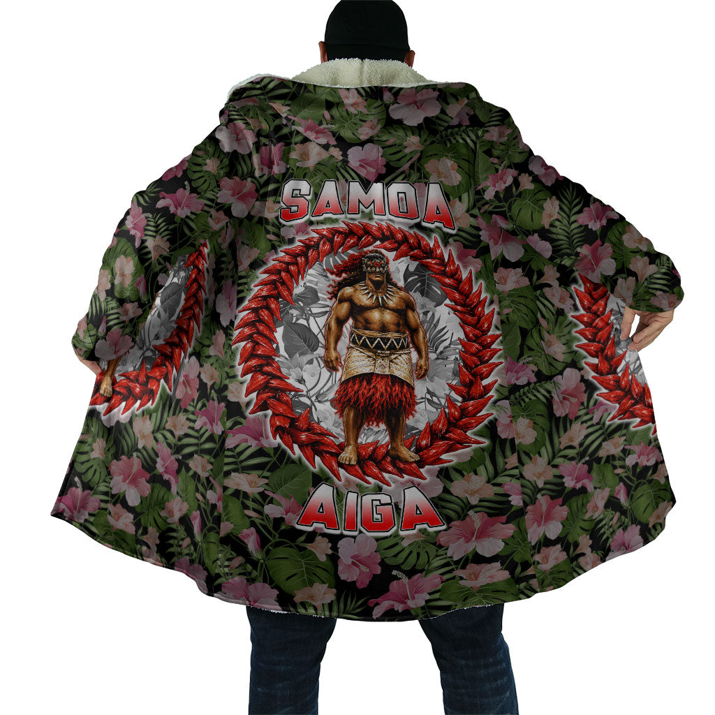 Samoa Aiga Polynesian Cloak Tropical Floral Hibiscus Pattern Island Heritage TS04 - Polynesian Pride
