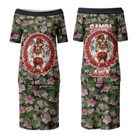 Samoa Aiga Polynesian Couples Matching Puletasi and Hawaiian Shirt Tropical Floral Hibiscus Pattern Island Heritage TS04 - Polynesian Pride