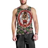 Samoa Aiga Polynesian Men Tank Top Tropical Floral Hibiscus Pattern Island Heritage TS04 - Polynesian Pride