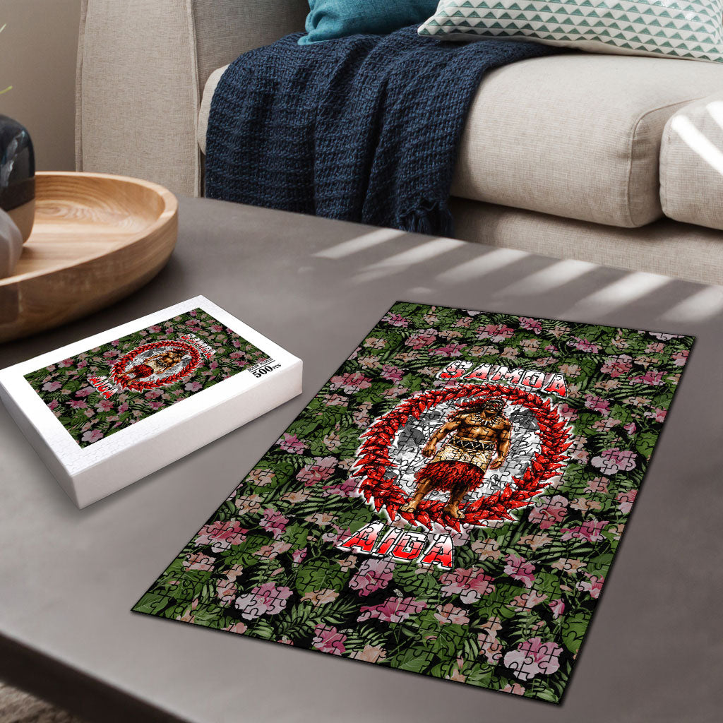 Samoa Aiga Polynesian Puzzle Tropical Floral Hibiscus Pattern Island Heritage TS04 - Polynesian Pride