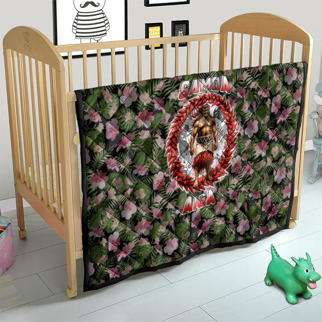 Samoa Aiga Polynesian Quilt Tropical Floral Hibiscus Pattern Island Heritage TS04 - Polynesian Pride