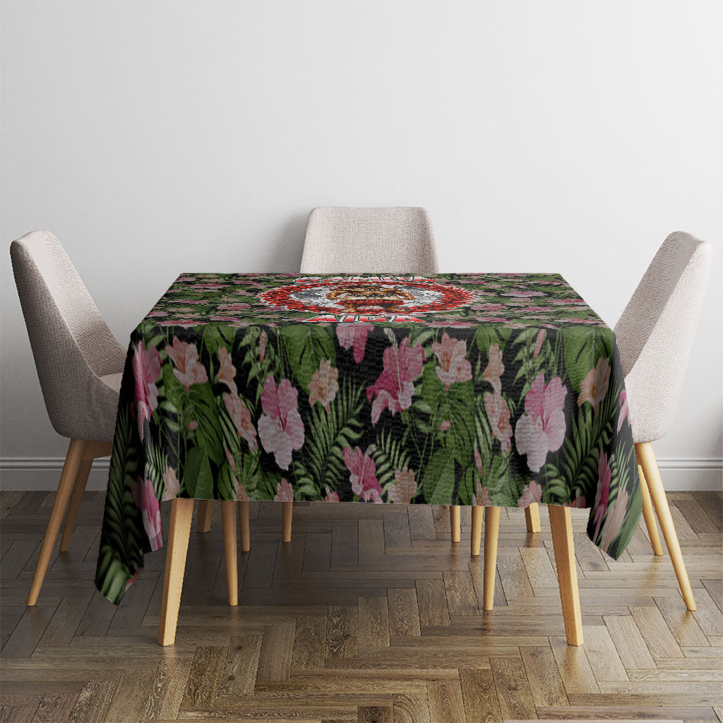 Samoa Aiga Polynesian Tablecloth Tropical Floral Hibiscus Pattern Island Heritage TS04 - Polynesian Pride