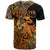 Zodiac Scorpio T Shirt Polynesian in Orange TS04 - Polynesian Pride