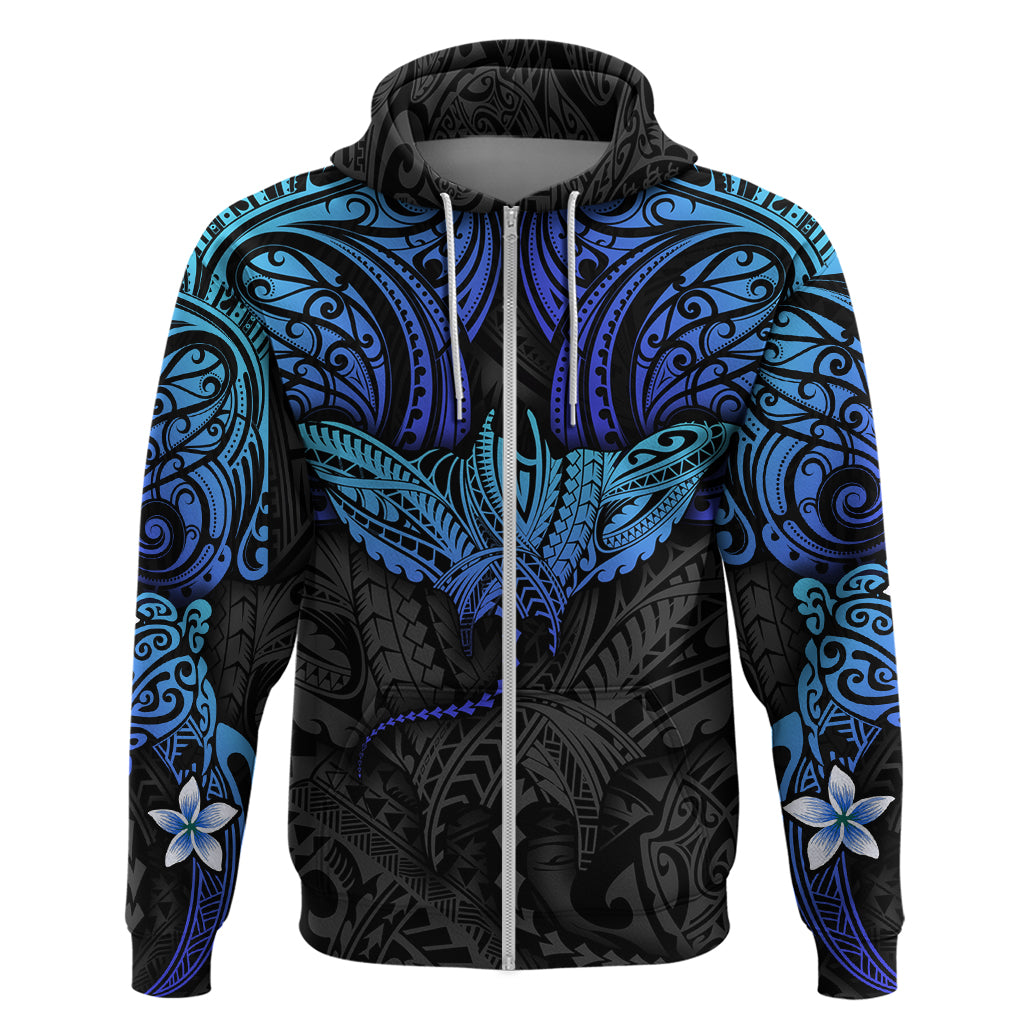 Polynesian Ray Pattern Hoodie TS04 - Polynesian Pride