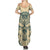 Polynesian Summer Maxi Dress Warrior Skull with Tribal Patterns Tattoo Design TS04 - Polynesian Pride