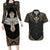 Polynesian Hawaii Tattoo Couples Matching Long Sleeve Bodycon Dress and Hawaiian Shirt TS04 Multicolor - Polynesian Pride