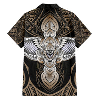 Polynesian Hawaii Tattoo Family Matching Off Shoulder Maxi Dress and Hawaiian Shirt TS04 - Polynesian Pride