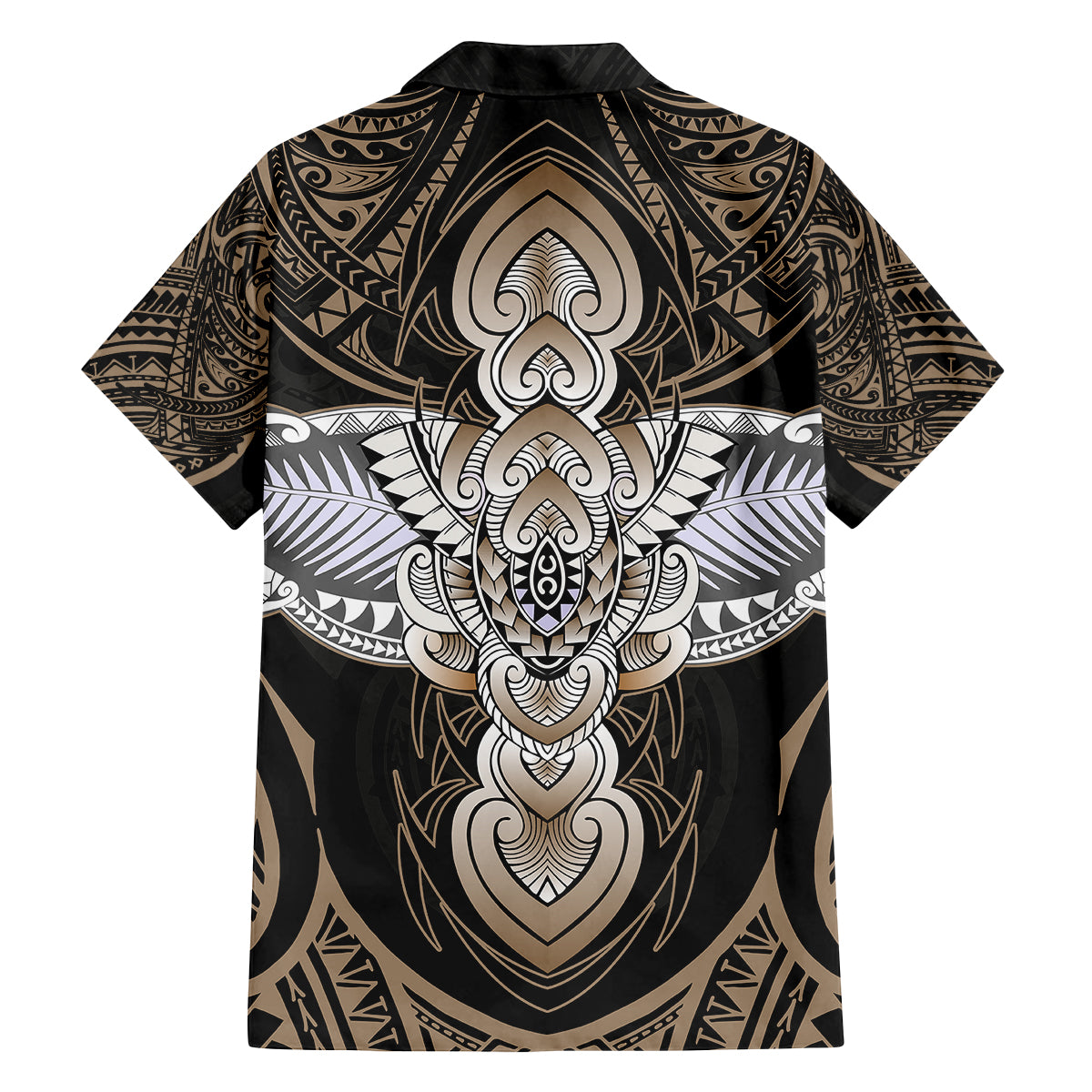 Polynesian Hawaii Tattoo Family Matching Summer Maxi Dress and Hawaiian Shirt TS04 - Polynesian Pride