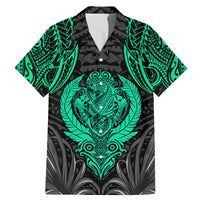 Polynesian Family Matching Mermaid Dress and Hawaiian Shirt Abstract Tiki TS04 Dad's Shirt - Short Sleeve Black/Yellow - Polynesian Pride