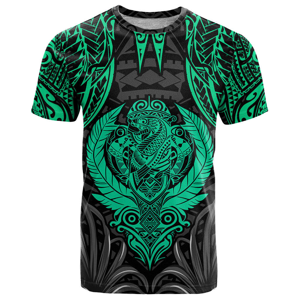 Polynesian T Shirt Abstract Tiki TS04 Black/Yellow - Polynesian Pride