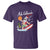 Mele Kalikimaka Surfing Santa Vintage Hawaiian Christmas T Shirt TS09 Purple - Polynesian Pride
