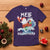 Mele Kalikimaka Surfing Cute Santa Hawaiian Christmas T Shirt TS09 Purple - Polynesian Pride