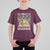 Mele Kalikimaka Santa Hawaiian Christmas Hula Dance T Shirt For Kid TS09 Maroon - Polynesian Pride