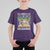 Mele Kalikimaka Santa Hawaiian Christmas Hula Dance T Shirt For Kid TS09 Purple - Polynesian Pride