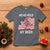 Christmas In Hawaii T Shirt Ho Ho Hold My Beer Drunk Santa USA Flag TS09 Charcoal - Polynesian Pride