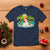 Christmas In Hawaii T Shirt Hawaiian Snowman Xmas Palm Tree At The Beach TS09 Navy - Polynesian Pride