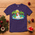 Christmas In Hawaii T Shirt Hawaiian Snowman Xmas Palm Tree At The Beach TS09 Purple - Polynesian Pride