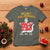 Christmas In Hawaii T Shirt Meowy Kalikimaka Hawaiian Cat Ho Ho Ho Xmas Tree TS09 Military Green - Polynesian Pride