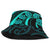 Turquoise New Zealand Mangopare Bucket Hat Aotearoa Maori Koru Style - Polynesian Pride