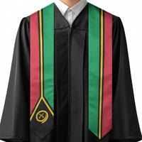 Vanuatu Graduation Stole Flag Style