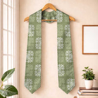 Vesuvian Green Palaka Quilt Hawaii Graduation Stole Traditional Hawaii-plaid Pattern - Polynesian Pride