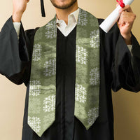 Vesuvian Green Palaka Quilt Hawaii Graduation Stole Traditional Hawaii-plaid Pattern LT14