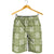 Vesuvian Green Palaka Quilt Hawaii Shorts for Men Traditional Hawaii-plaid Pattern - Polynesian Pride