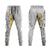 White Tropical Plumeria With Galaxy Polynesian Art Jogger Pants - Polynesian Pride