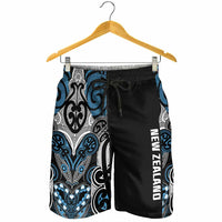 World Cricket New Zealand Shorts for Men Kia kaha nga Potae Pango LT9 - Polynesian Pride