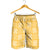 Yellow Palaka Quilt Hawaii Shorts for Men Traditional Hawaii-plaid Pattern - Polynesian Pride