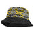 Yellow Taniko Aotearoa Bucket Hat Niho Taniwha Mix Poutama - Polynesian Pride