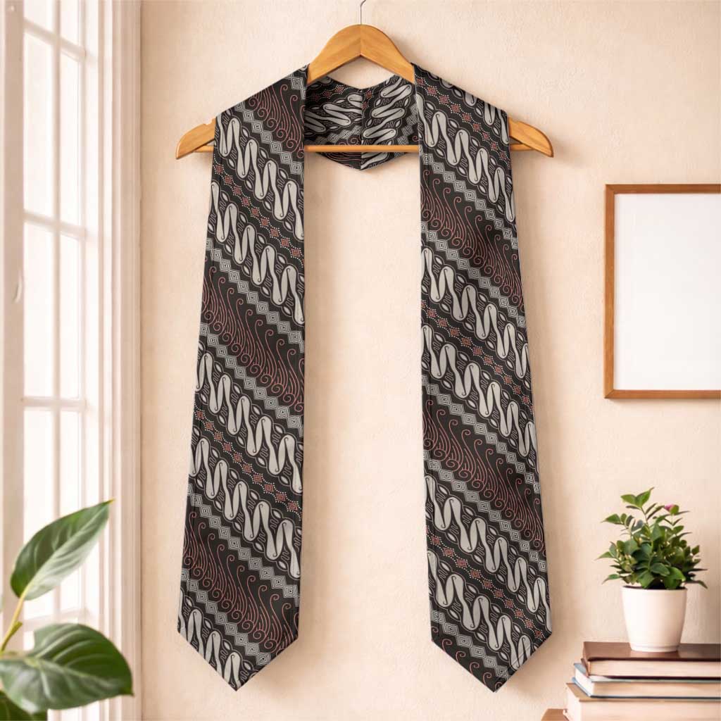 Yogyakarta Parang Batik Motifs Graduation Stole Indonesian Traditional Pattern