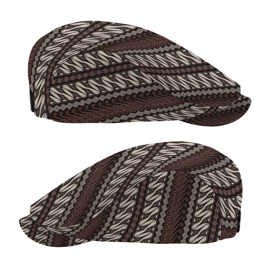 Yogyakarta Parang Batik Motifs Jeff Hat Indonesian Traditional Pattern