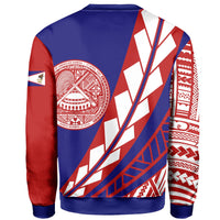 Hawaii Sweatshirt - American Samoa Flag Edition - Polynesian Pride