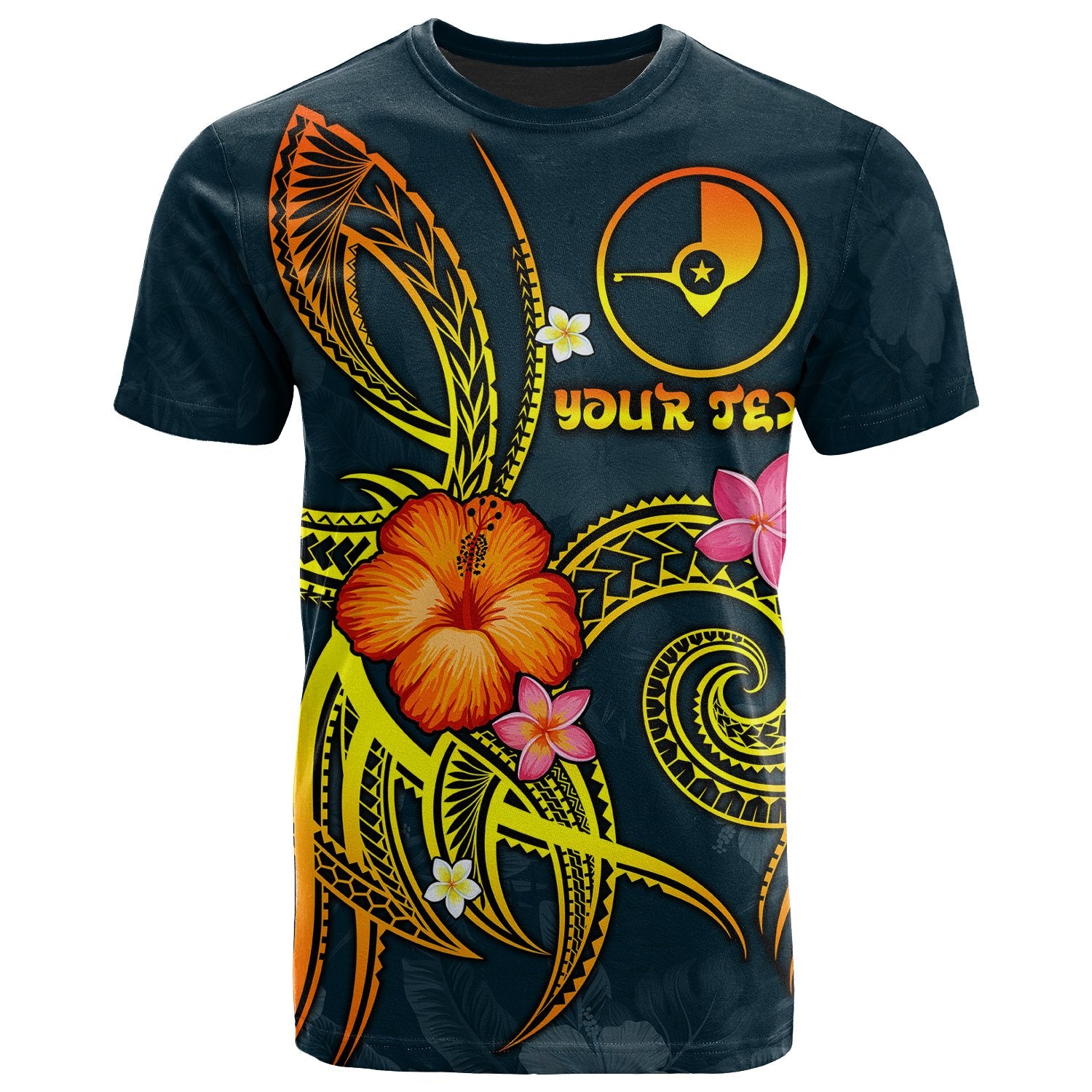 YAP Polynesian Custom T Shirt Legend of YAP (Blue) Unisex Blue - Polynesian Pride