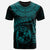 Tonga Polynesian Custom T Shirt Tonga Waves (Turquoise) Unisex Art - Polynesian Pride