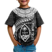 Guam Polynesian Custom T Shirt Guam Waves (White) - Polynesian Pride